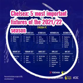Chelsea full fixtures